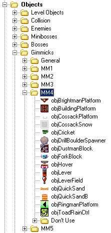 Megamix Folder Structure Example