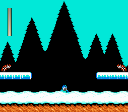 Animated GIF of the Cossack Snow gimmick in action.